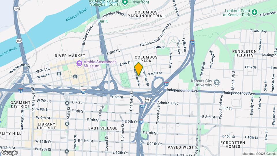 549 Campbell St Mapa y Detalles de la Ubicación