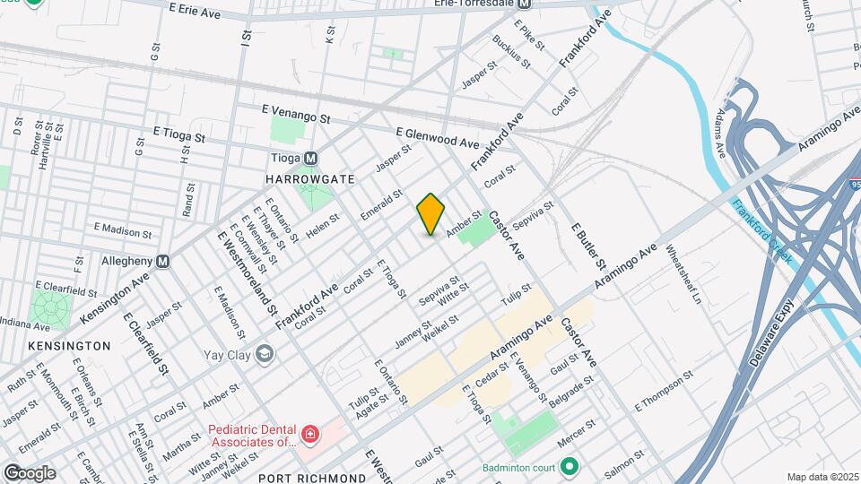 2080 E Venango St Map and Location Details