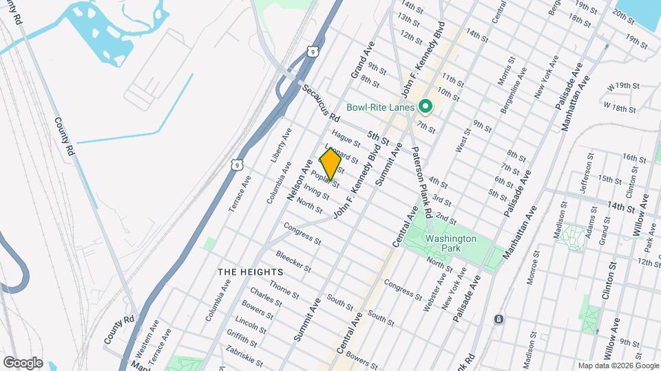 107 Poplar St Map and Location Details