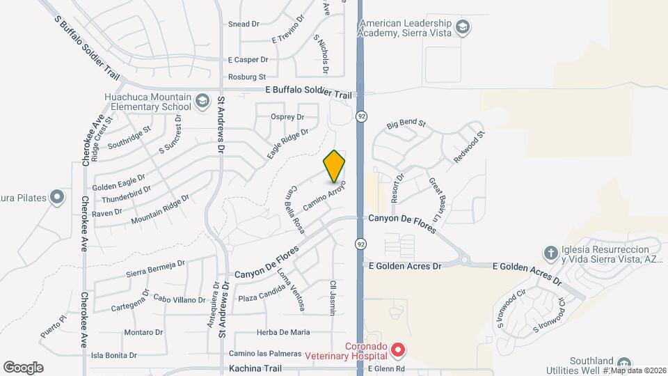 3817 Camino Arroyo Map and Location Details