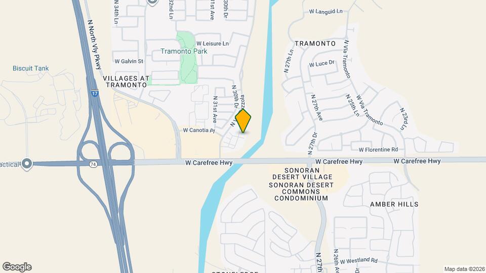 34811 N 30th Ave Mapa y Detalles de la Ubicación