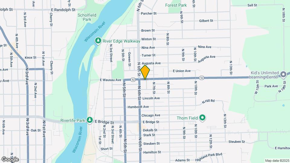 613 E Wausau Ave Map and Location Details