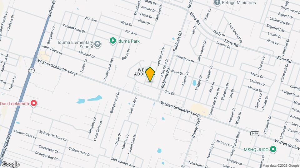 4509 Jeff Scott Dr Map and Location Details