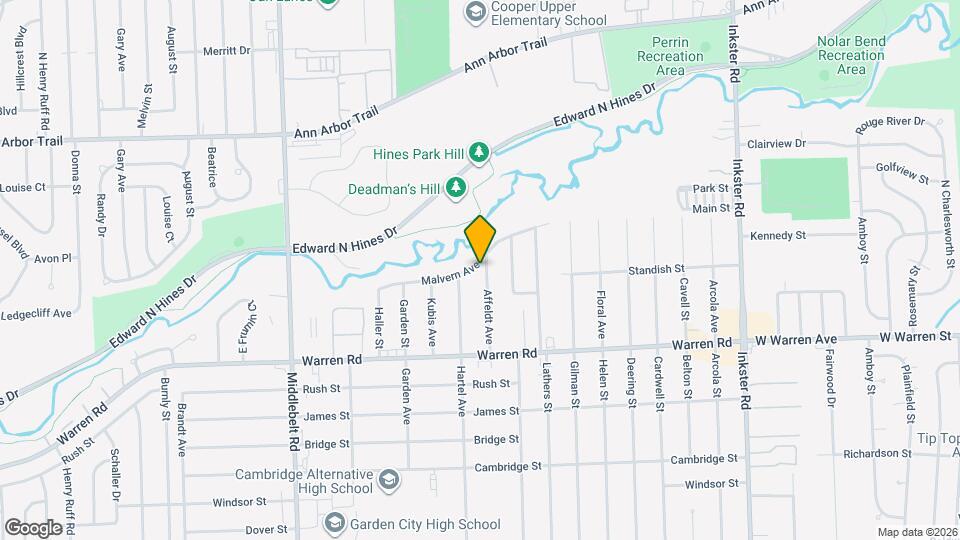 7505 Affeldt St Map and Location Details