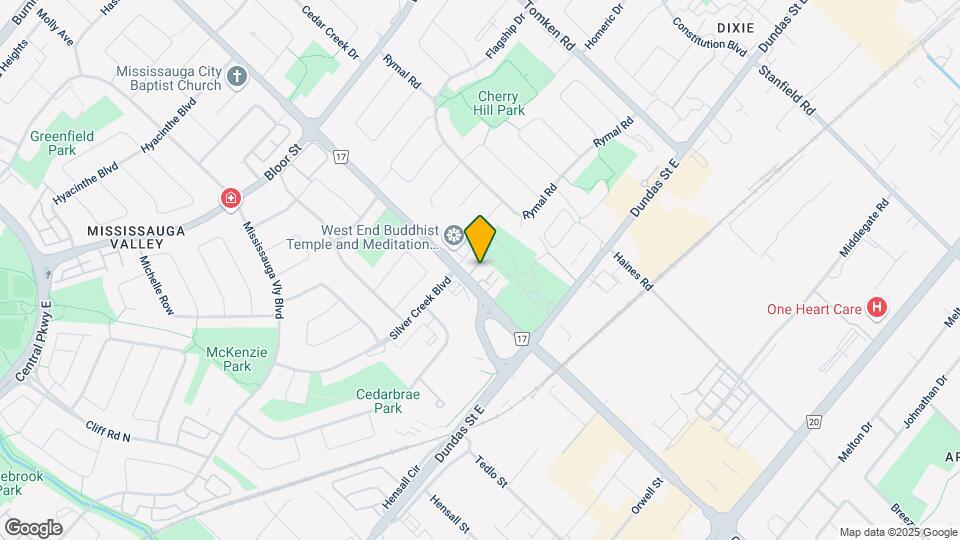 3095 Cawthra Rd Map and Location Details