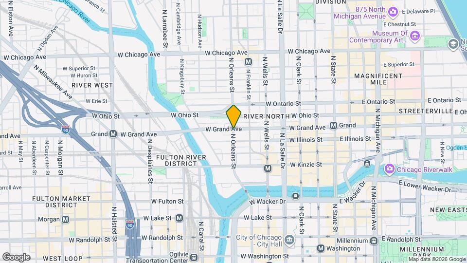 517 N Orleans St Map and Location Details