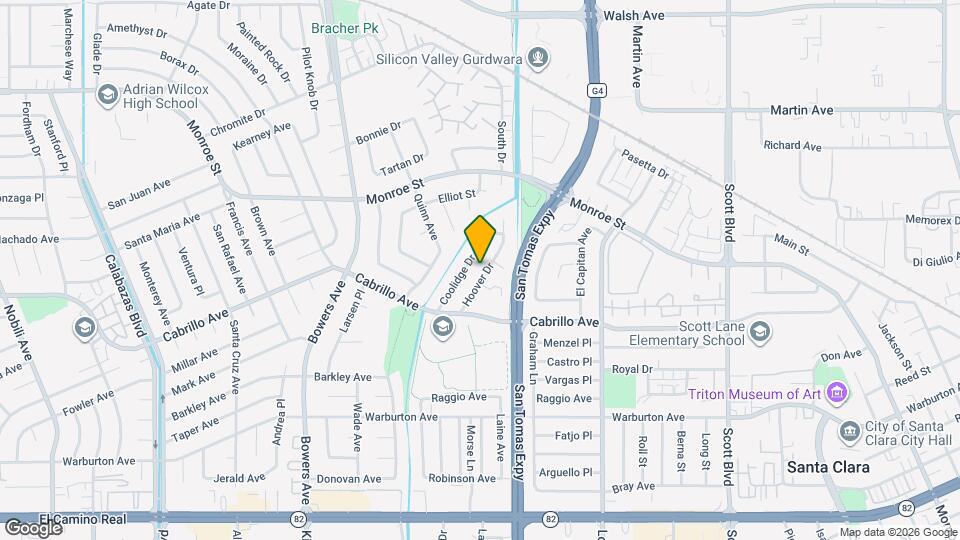 2098 Hoover Dr Map and Location Details