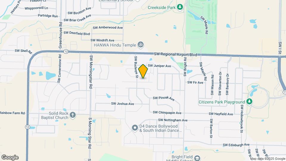 2506 SW Arbor Rd Map and Location Details