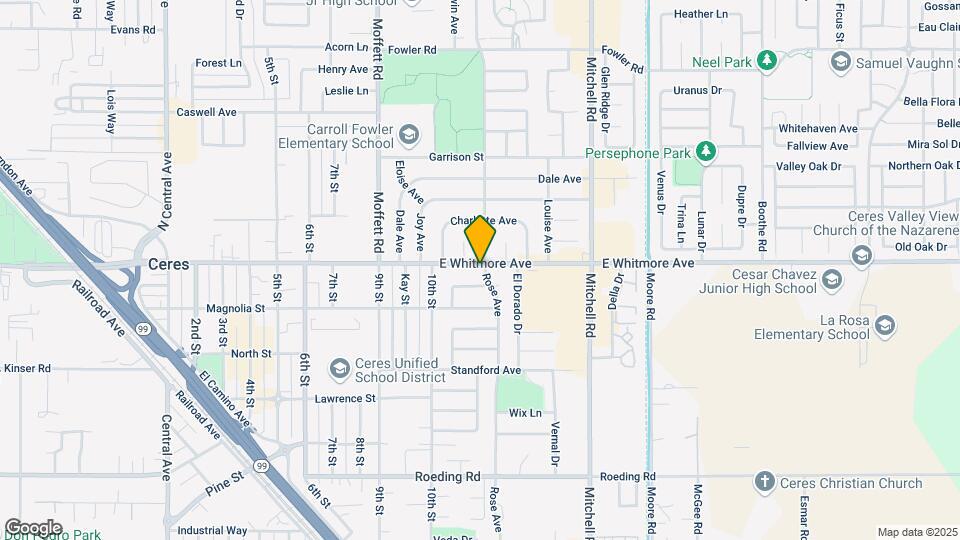 2732-2734 Whitmore Ave Mapa y Detalles de la Ubicación