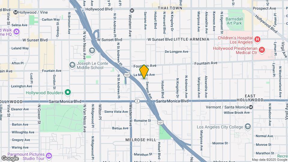 5413 Lexington Ave Map and Location Details