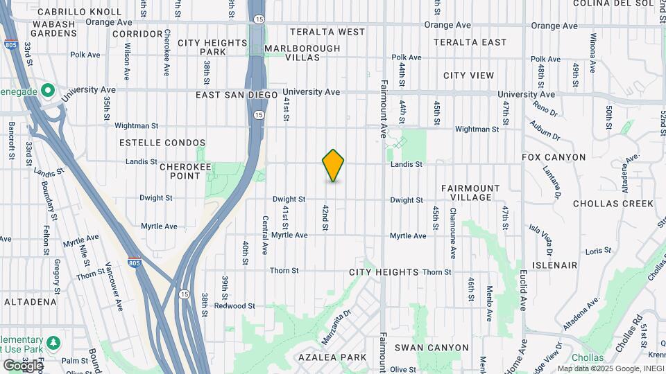 3627-3633 42nd St Map and Location Details