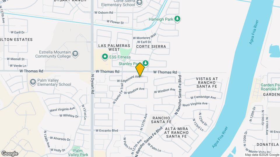 12723 W Edgemont Ave Mapa y Detalles de la Ubicación