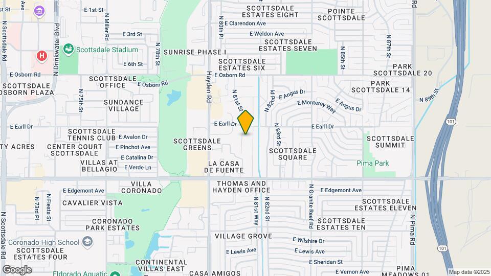 3037 N 81st St Map and Location Details