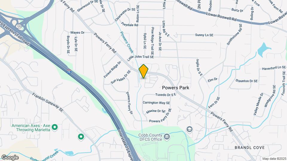726 Gardenside Cir SE Map and Location Details