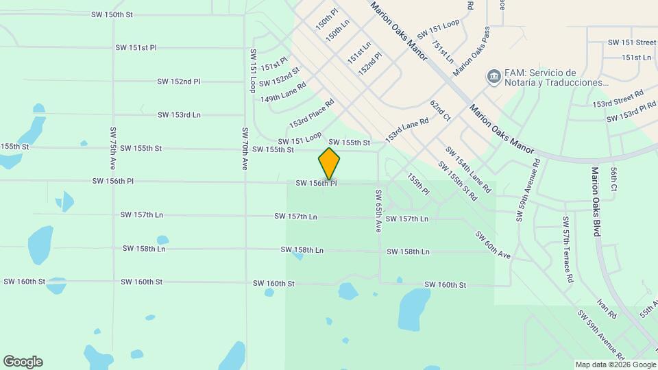 6682 SW 156th Pl Map and Location Details