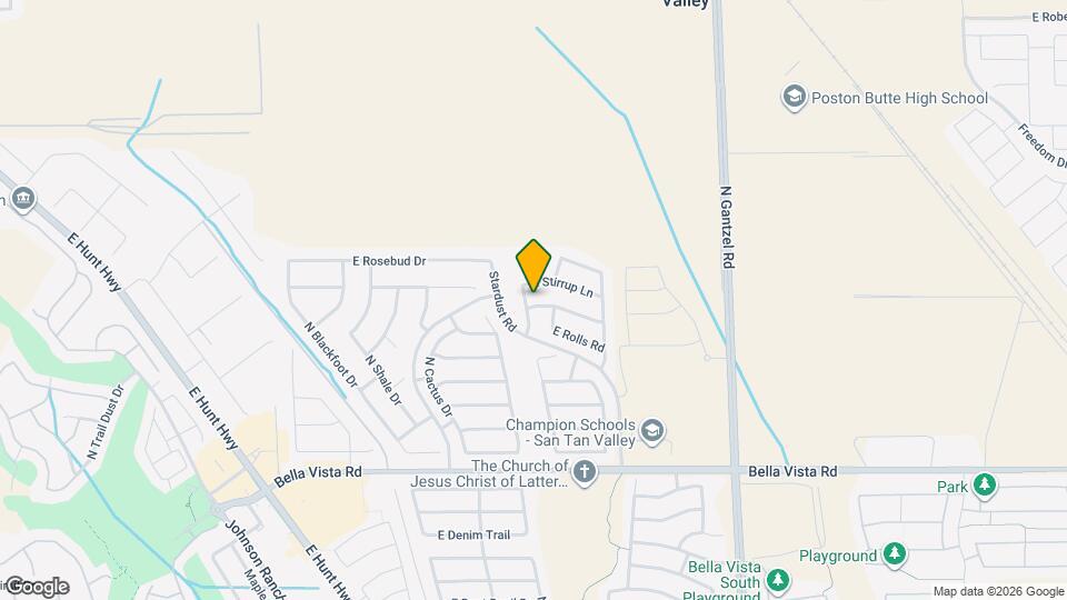 1300 E Saguaro Trail Map and Location Details