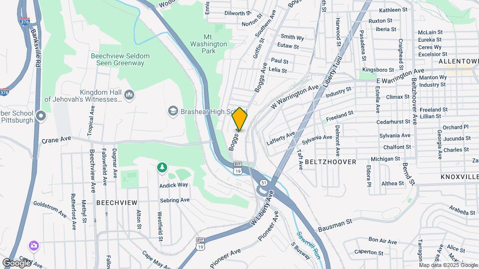 835 Boggs Ave Map and Location Details