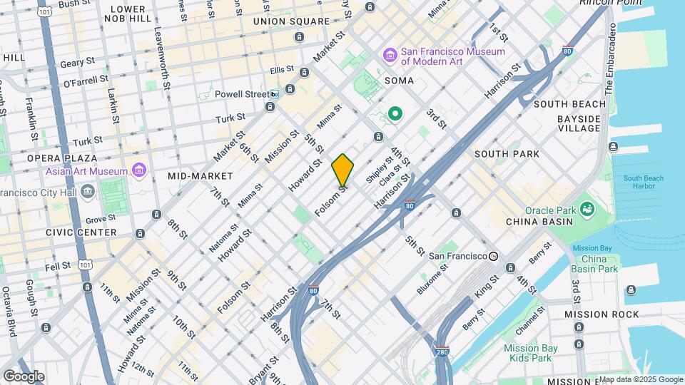 923 Folsom Mapa y Detalles de la Ubicación