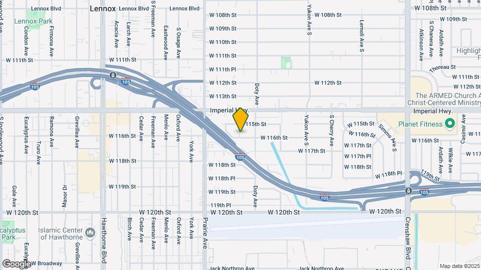 3831-3837 W 116th St Mapa y Detalles de la Ubicación