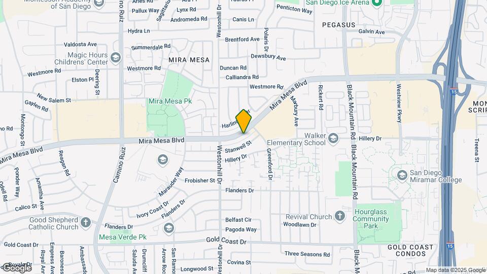 8835 Mira Mesa Blvd Mapa y Detalles de la Ubicación