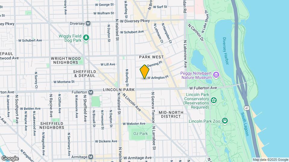 625-627 W Arlington Pl Map and Location Details