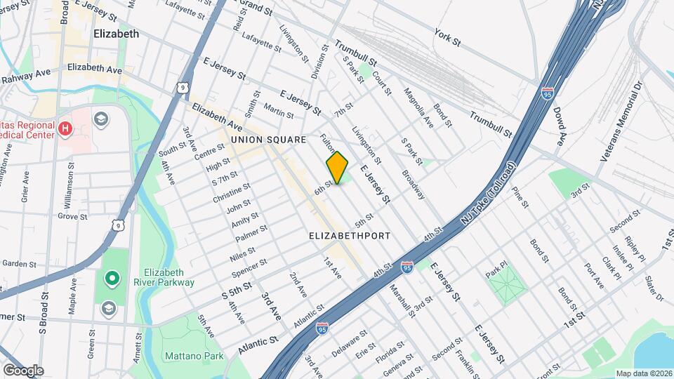 552 Franklin St Map and Location Details