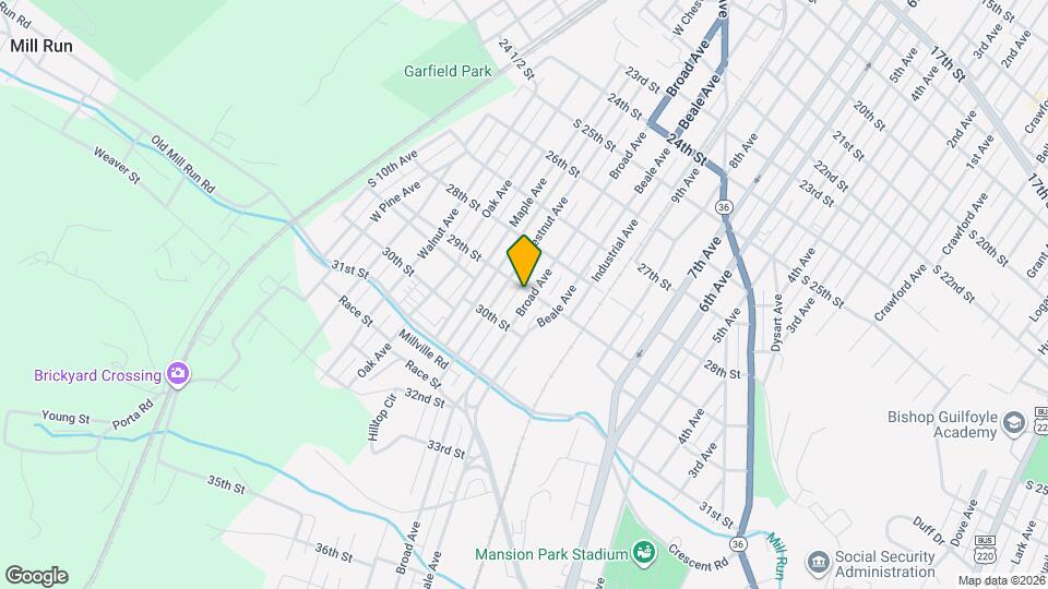 2900 Broad Ave, Unit Rear Mapa y Detalles de la Ubicación