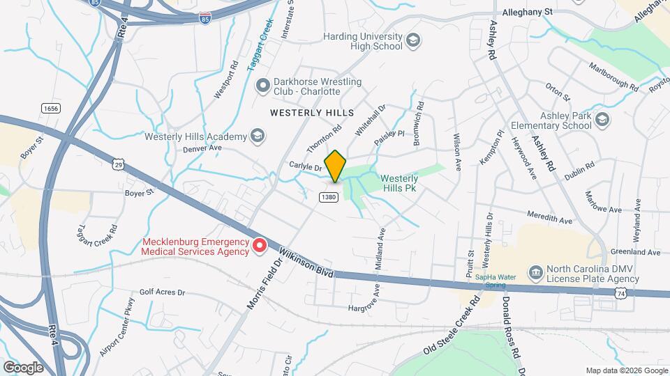 3604 Morris Field Dr Map and Location Details