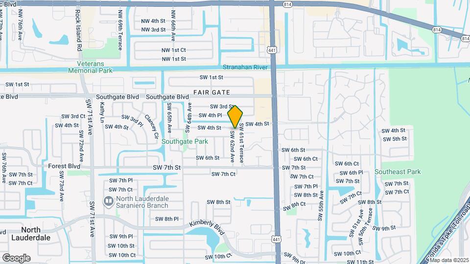 420 SW 62nd Ave Map and Location Details