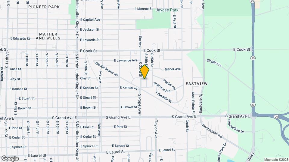 1005 S 24th St Map and Location Details