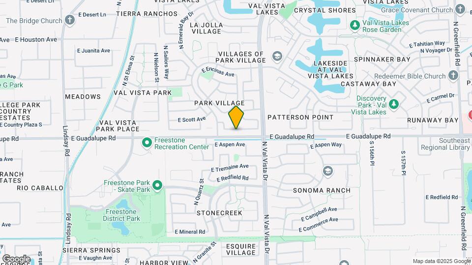 1501 E Princeton Ave Map and Location Details