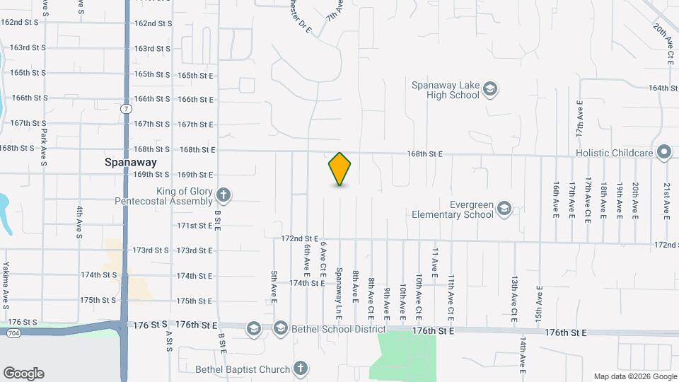 16927 7th Ave E Map and Location Details