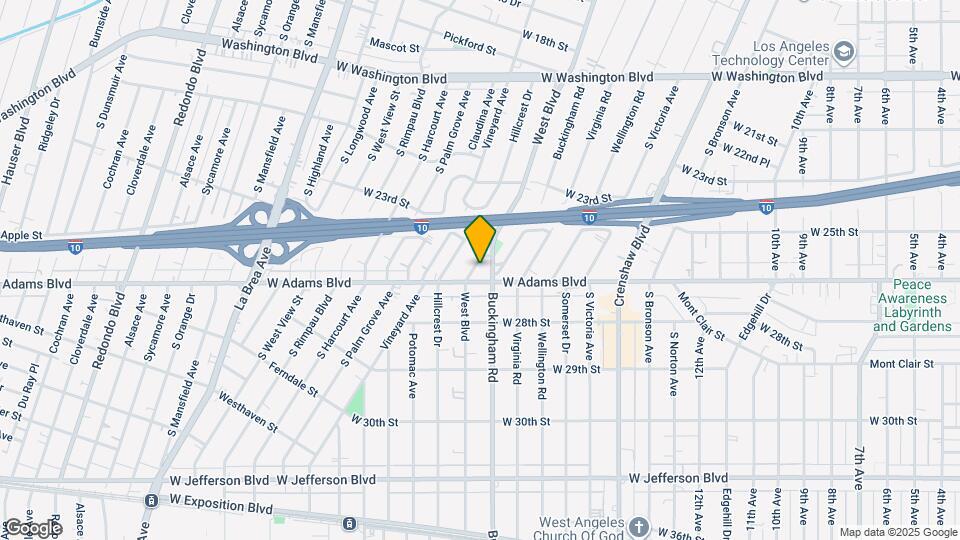 2540 West Blvd Map and Location Details