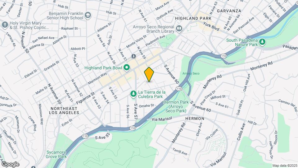 215 S Avenue 58, Unit 1-2 Mapa y Detalles de la Ubicación