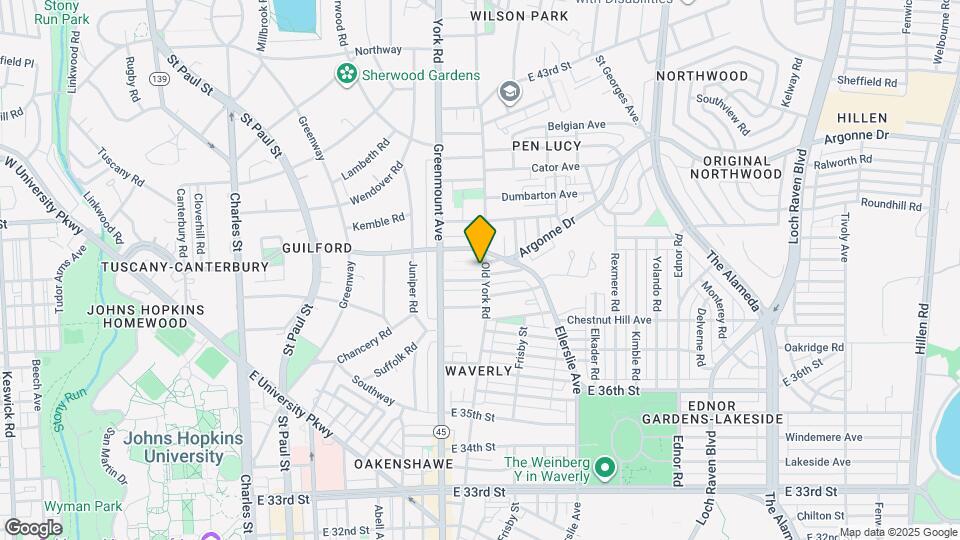 3800 Old York Rd Map and Location Details