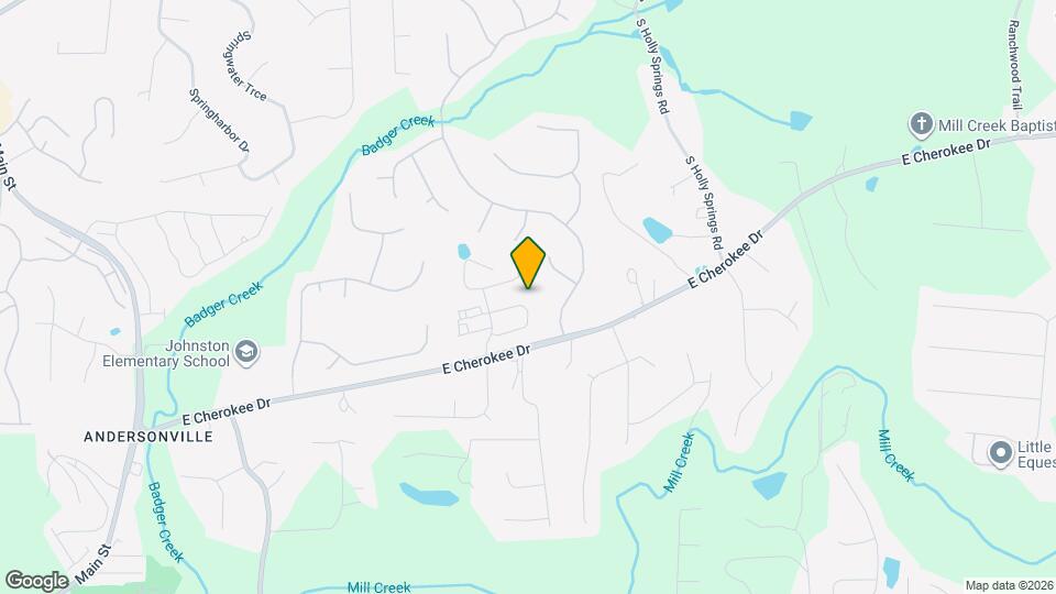 146 East Ridge Way Woodstock GA Mapa y Detalles de la Ubicación