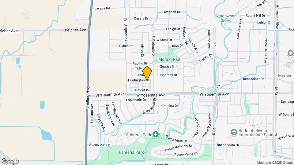 1329 Hermosa Dr Map and Location Details