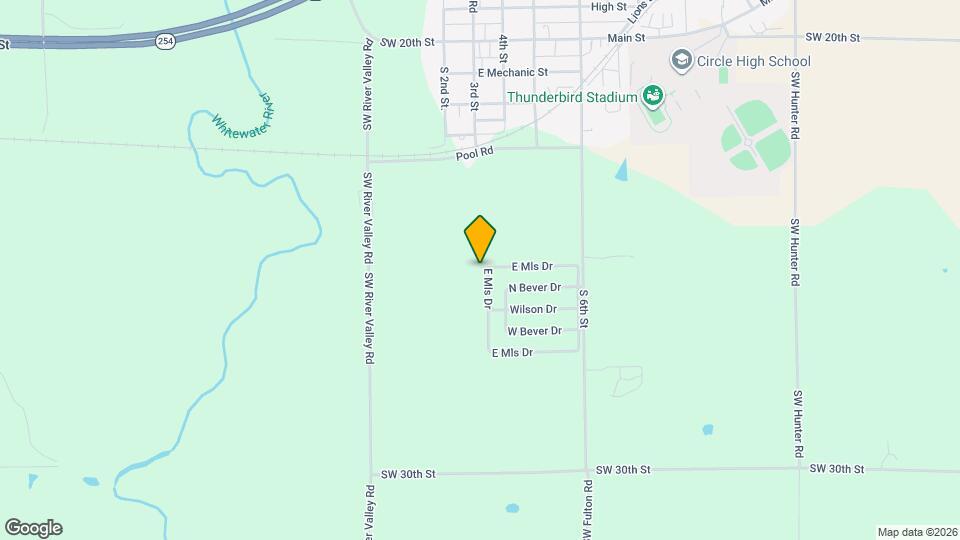 642 N Mills Dr Map and Location Details