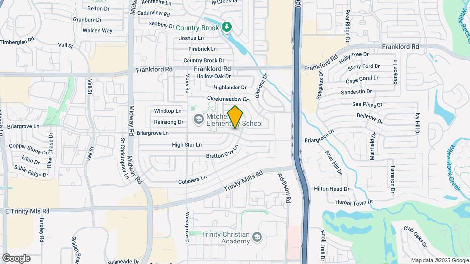4319 Briargrove Ln Map and Location Details