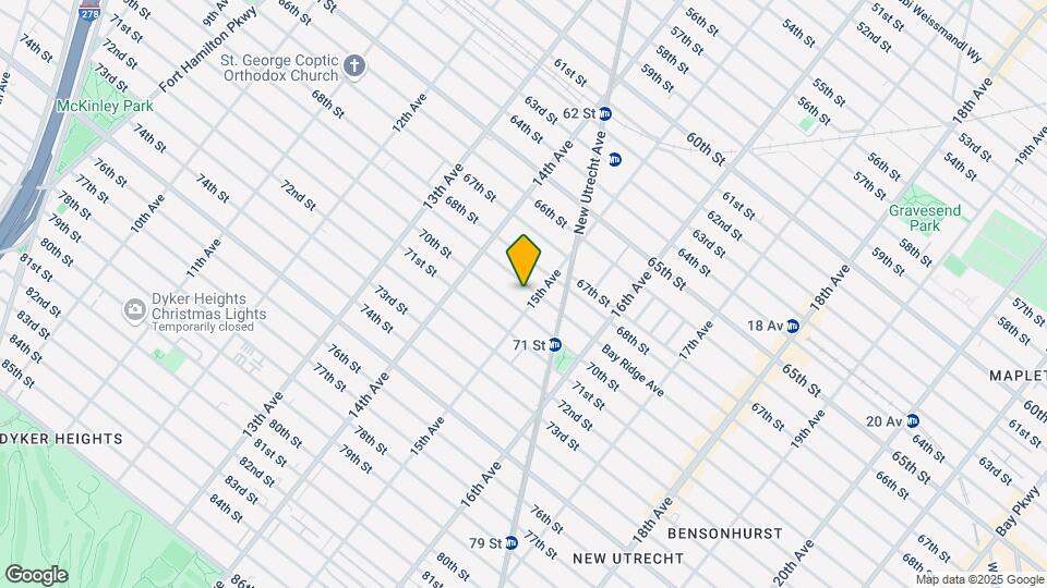 1472 Bay Ridge Ave Map and Location Details