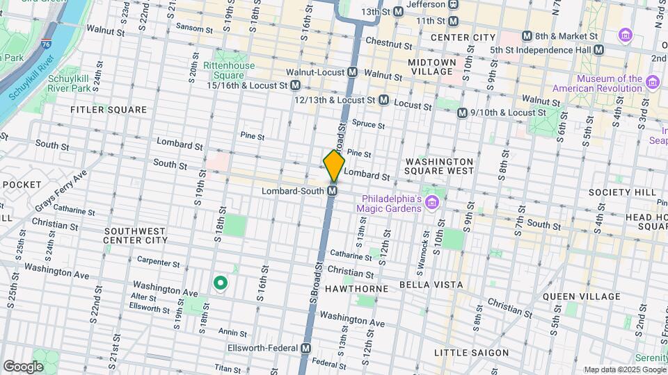 521 S Broad St, Unit 0B-406 Map and Location Details