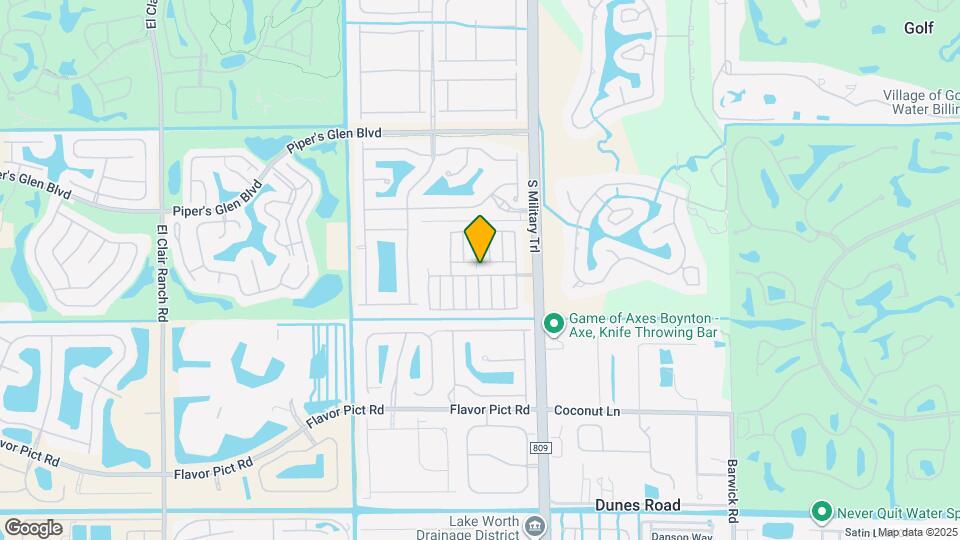 12375 S Military Trl Map and Location Details