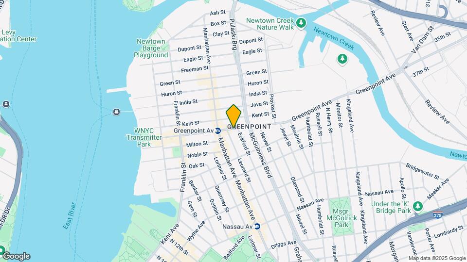 Greenpoint Gem Map and Location Details