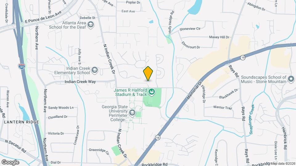 3882 Parklane Dr Map and Location Details