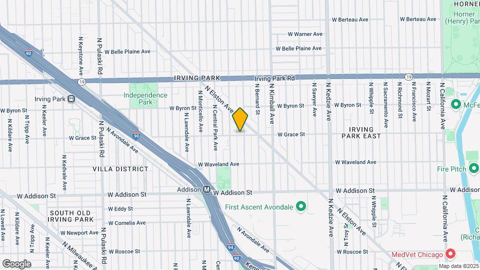 3506 W Grace St Map and Location Details