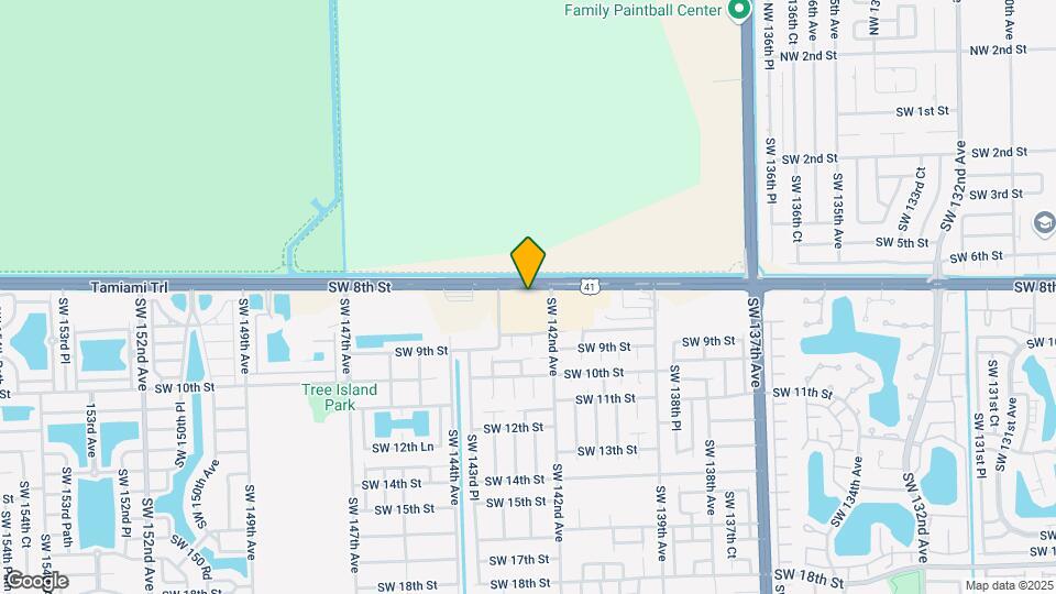 14258 SW 8th St Map and Location Details