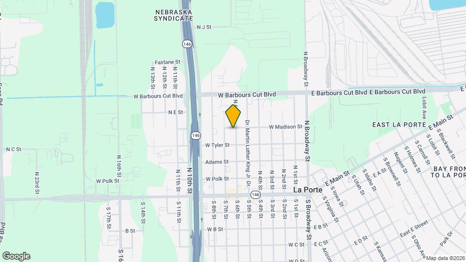 431 N 6th St Map and Location Details