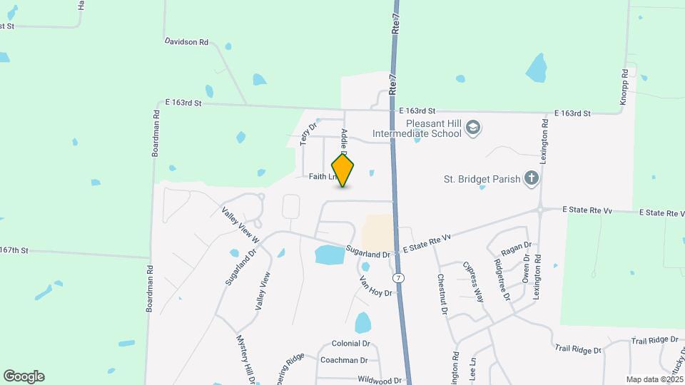 2127 Highridge Dr, Unit A Mapa y Detalles de la Ubicación