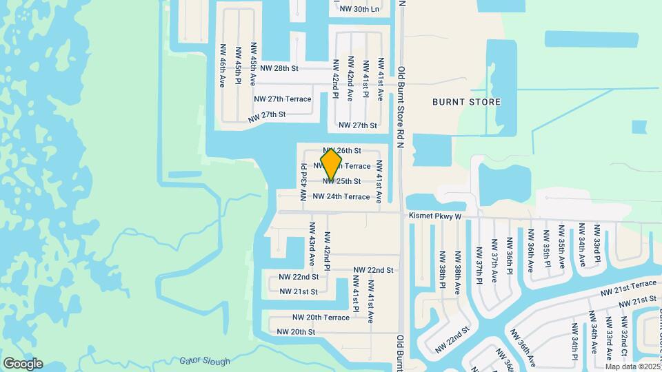 4218 NW 25th St Map and Location Details