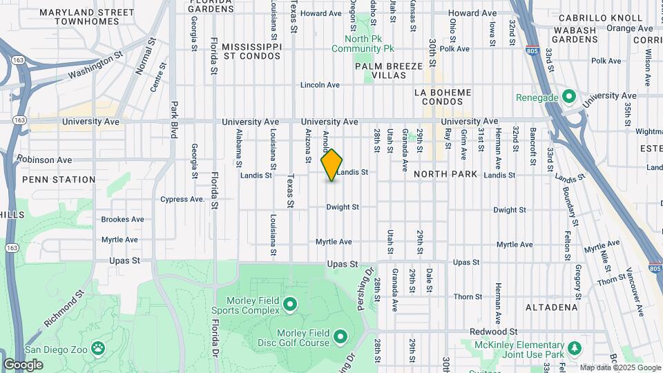 3661 Arnold Ave Map and Location Details